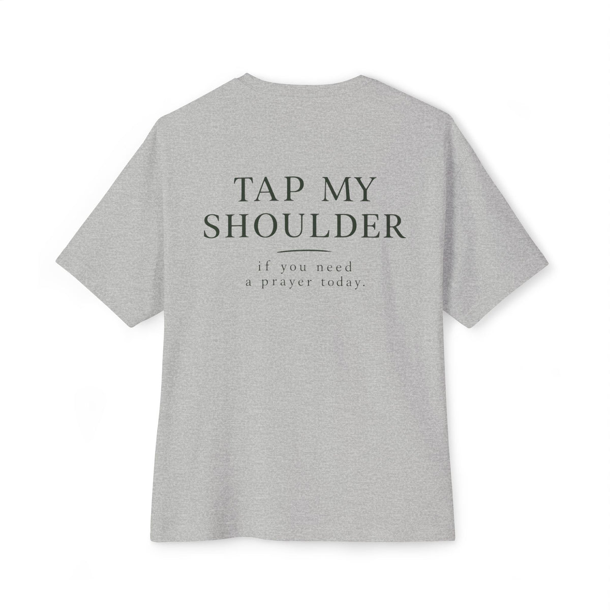 Minimal Heart Boxy Tee — Cute Pink Oversized T‑Shirt