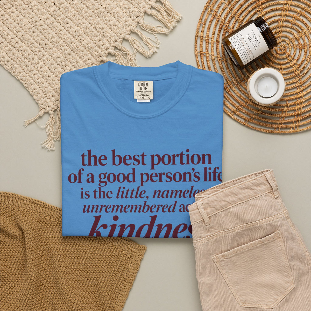 Kindness & Love Quote T-Shirt — Inspirational Allen Lacy Quote Tee