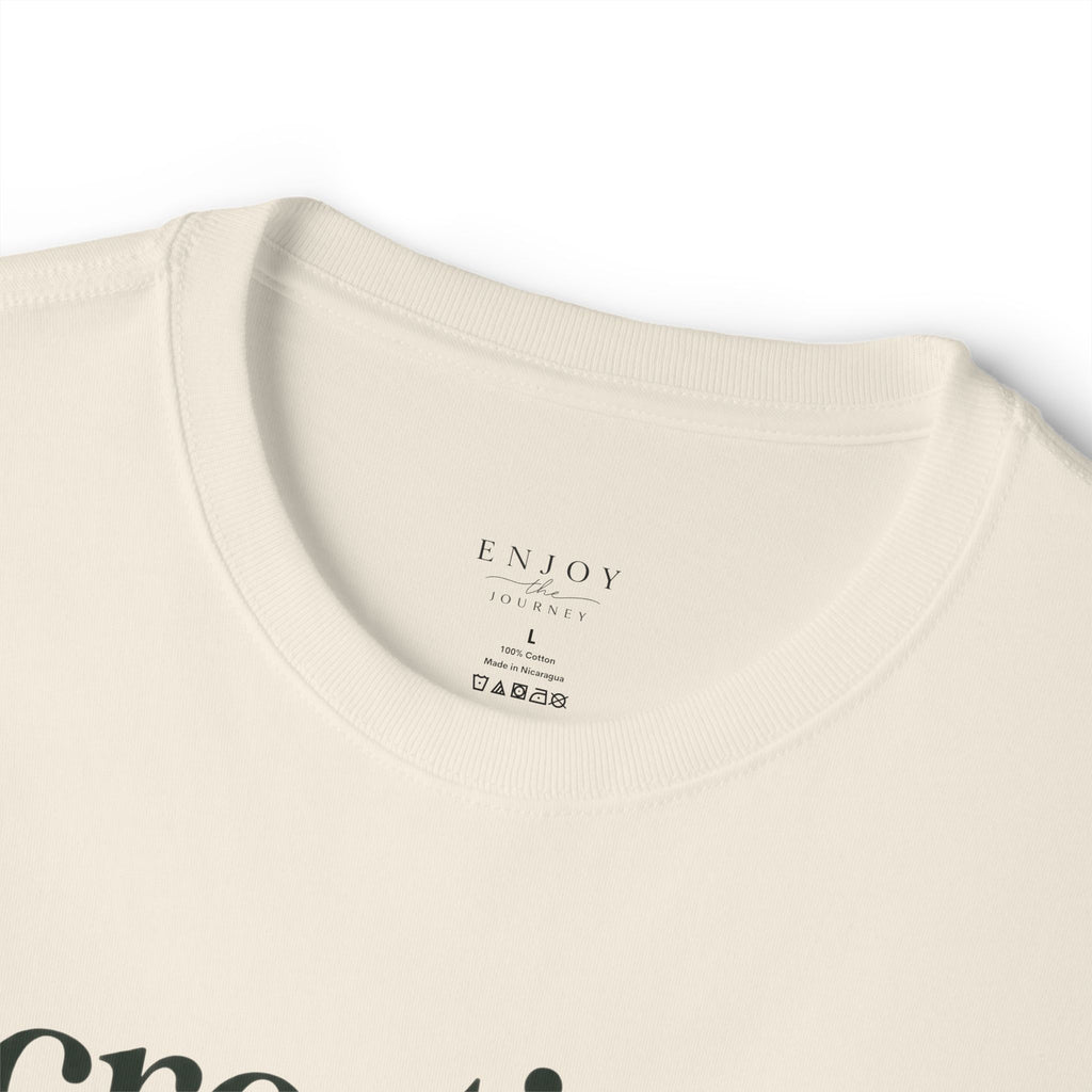 T-Shirt — "Creativity is Intelligence Having Fun" Inspirational Graphic Tee