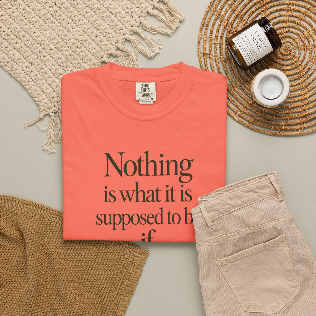 Nothing Is What It Is T-Shirt — "If Love Is Not at the Core" Inspirational Tee