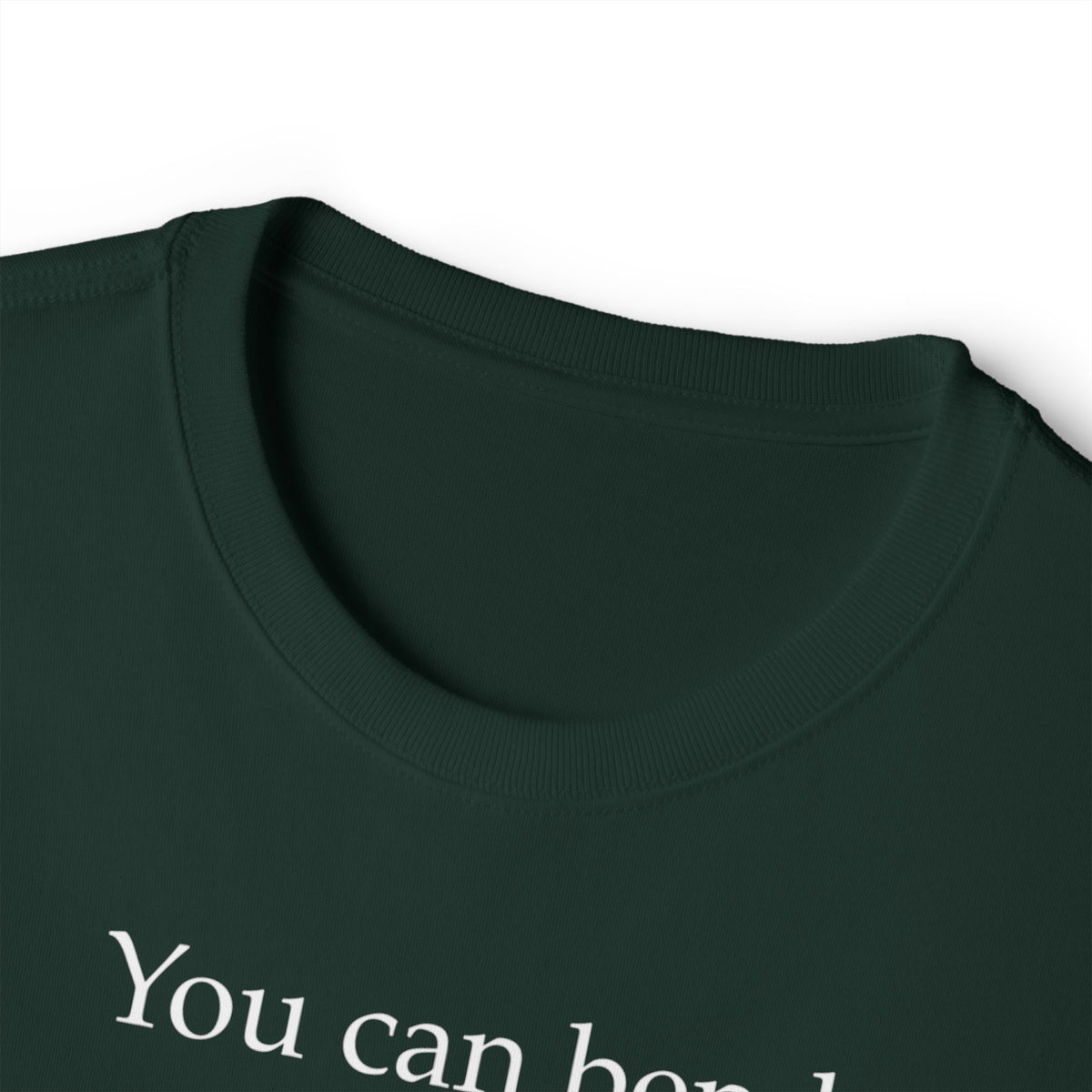 You Can Bend a Twig Tee — Inspirational Quote Oversized T‑Shirt