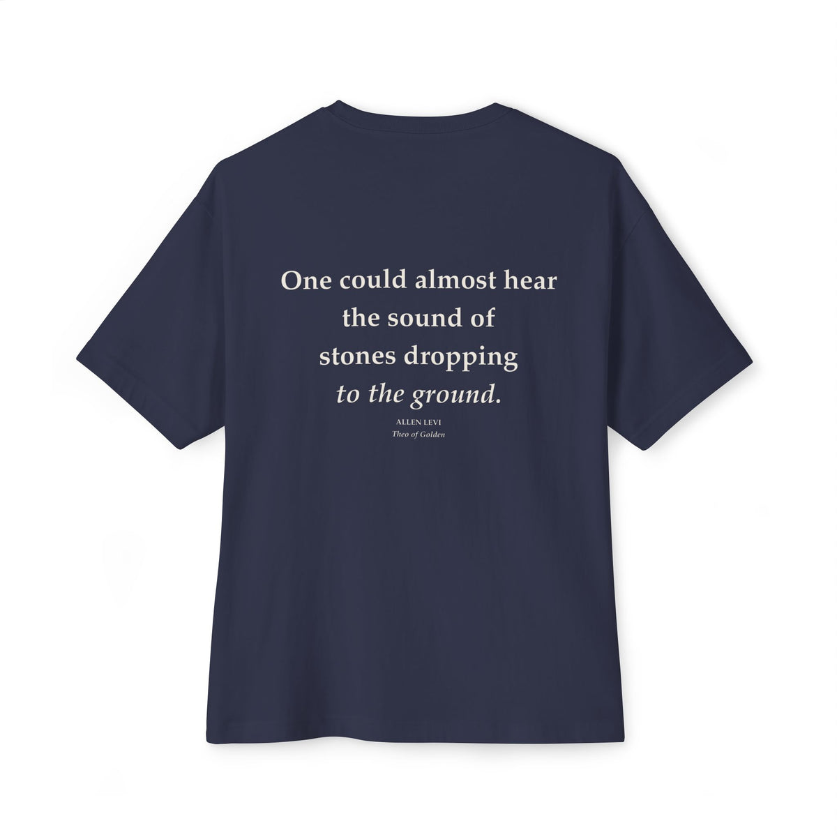 Feather Minimalist Tee — "Enjoy the Journey" Chest Graphic