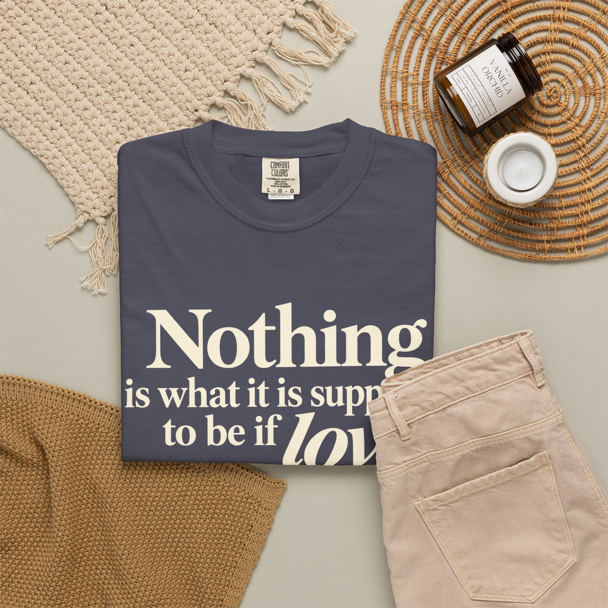 T-Shirt — “Nothing is what it is supposed to be if love is not at the core.” Inspirational Quote Tee