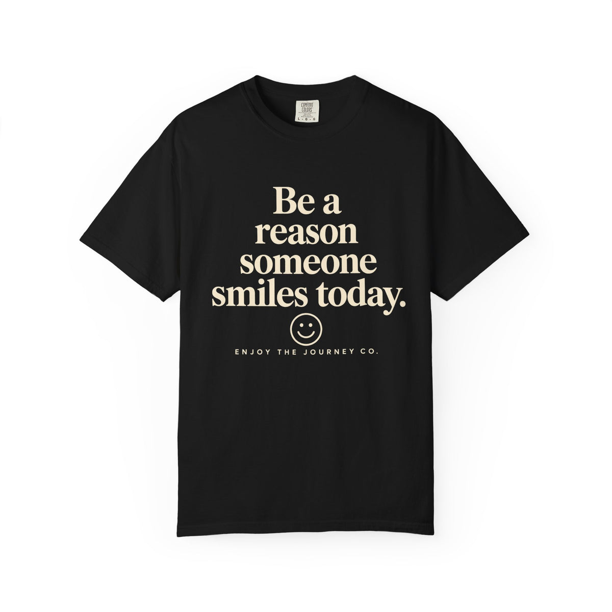 Inspirational Smile T-Shirt — “Be a reason someone smiles today” Motivational Tee