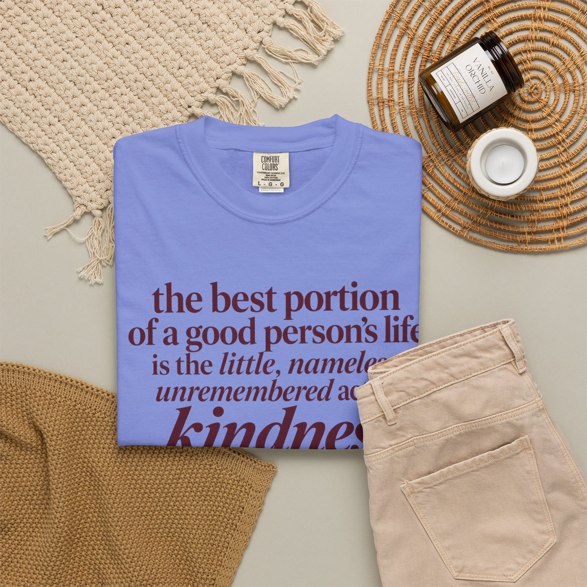 Kindness & Love Quote T-Shirt — Inspirational Allen Lacy Quote Tee