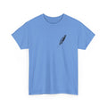 Inspirational Quote T‑Shirt — “Seek and Find the River” Feather Graphic