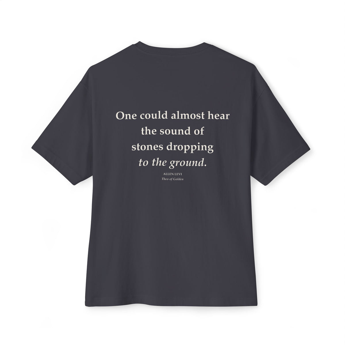 Feather Minimalist Tee — "Enjoy the Journey" Chest Graphic
