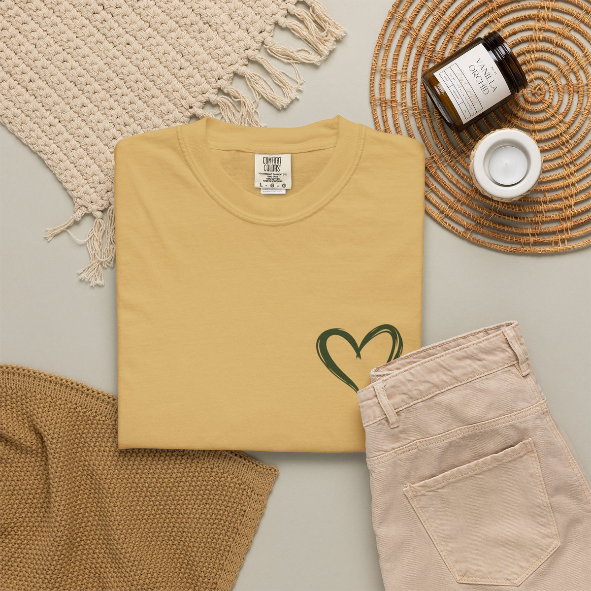 T‑Shirt — 'Tap My Shoulder' Heart Tee (If You Need A Prayer Today)