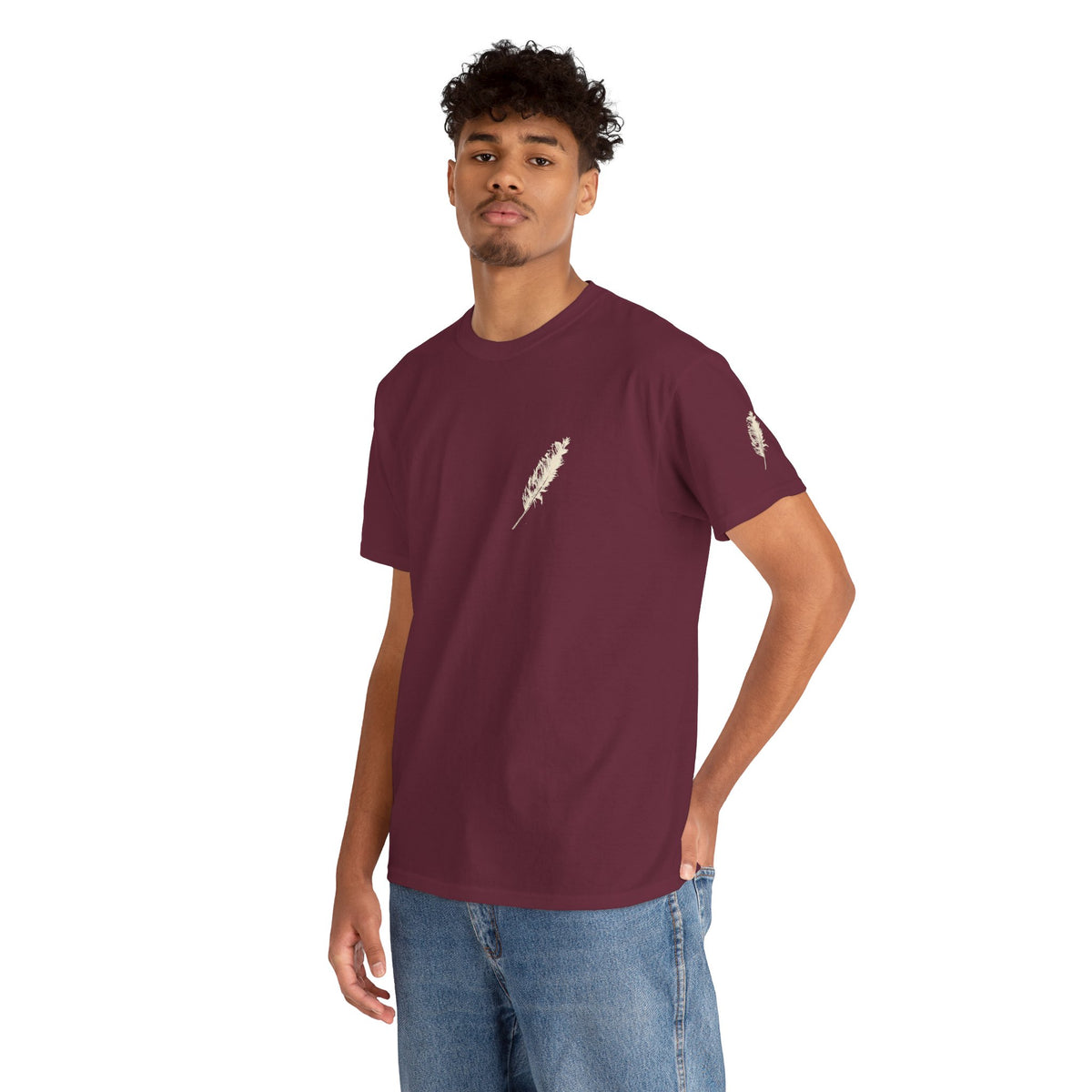 Literary Quote Tee — “One could almost hear the sound of stones dropping to the ground.”