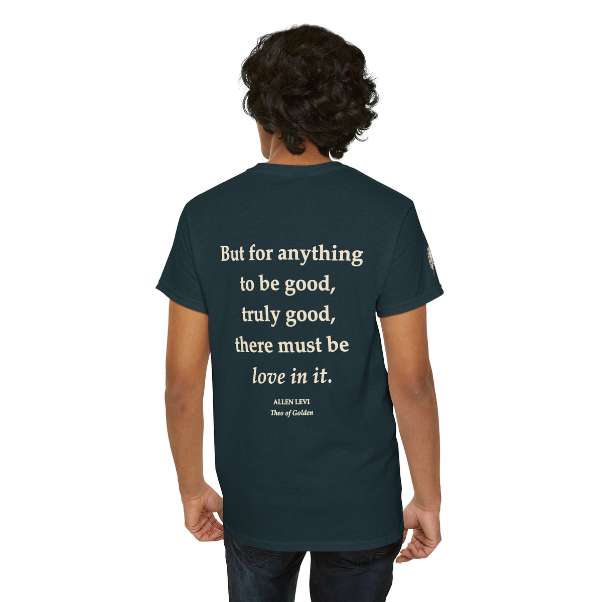 Love In It T-Shirt — Inspirational Quote Tee with Feather Accent