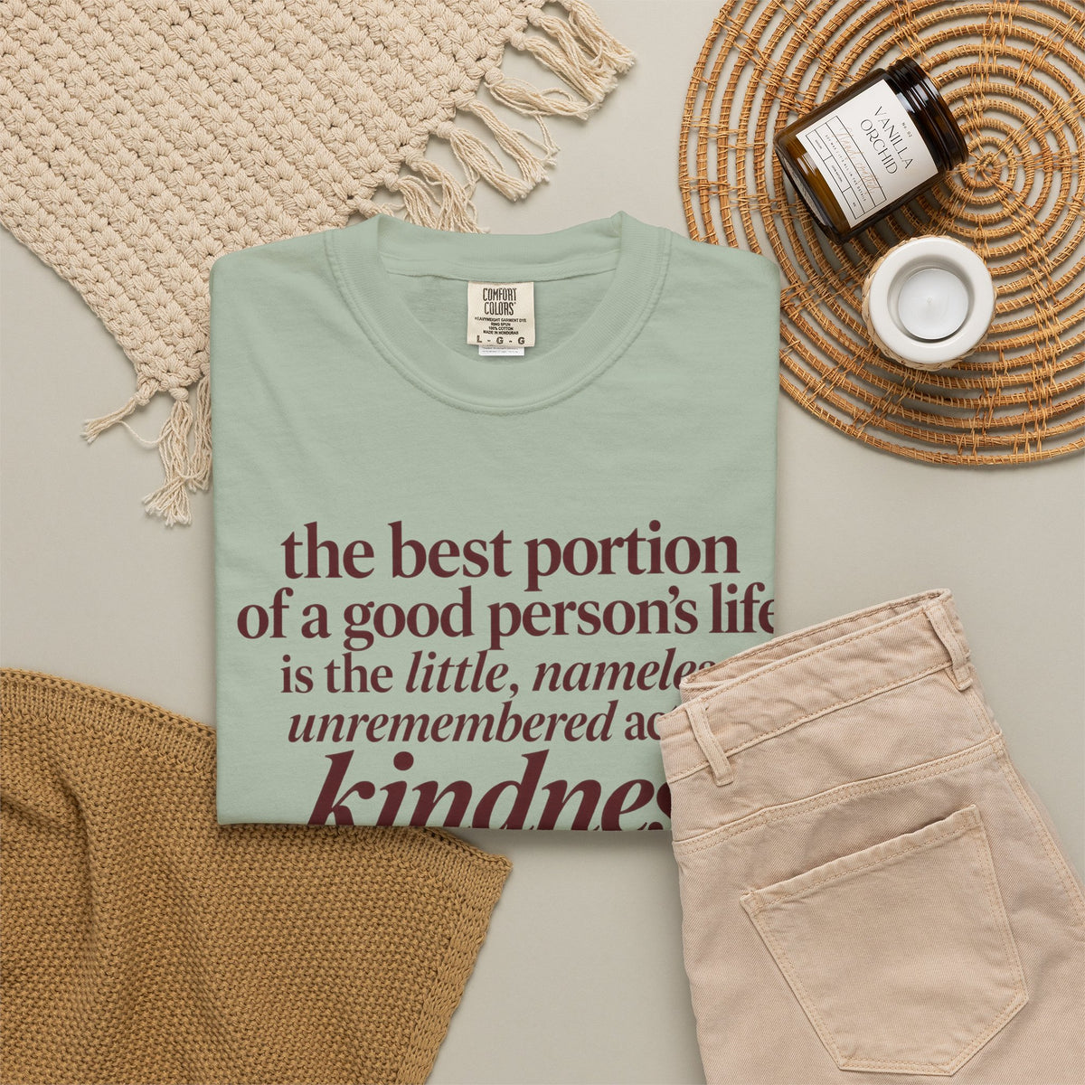 Kindness & Love Quote T-Shirt — Inspirational Allen Lacy Quote Tee