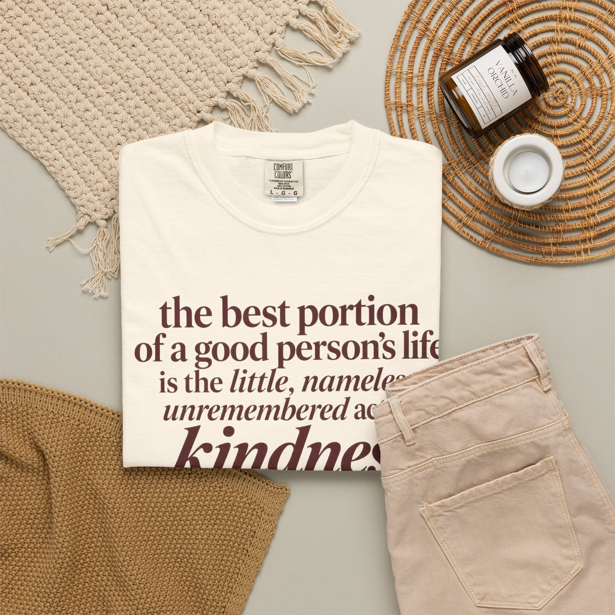 Kindness & Love Quote T-Shirt — Inspirational Allen Lacy Quote Tee