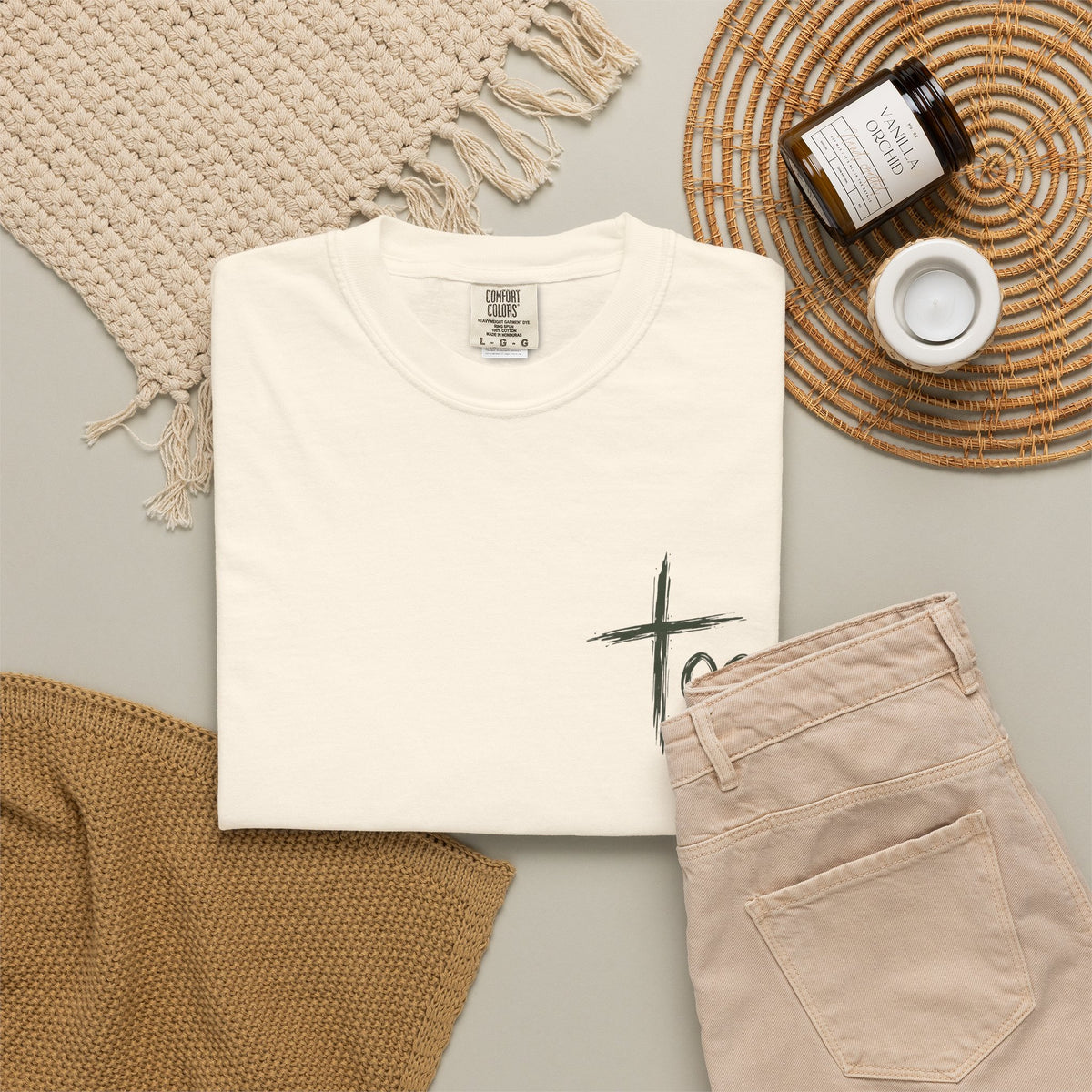 Christian Graphic T-Shirt — "I Was Carried to the Table" Faith Tee