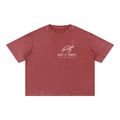 Mineral Wash Boxy Cotton T-Shirt