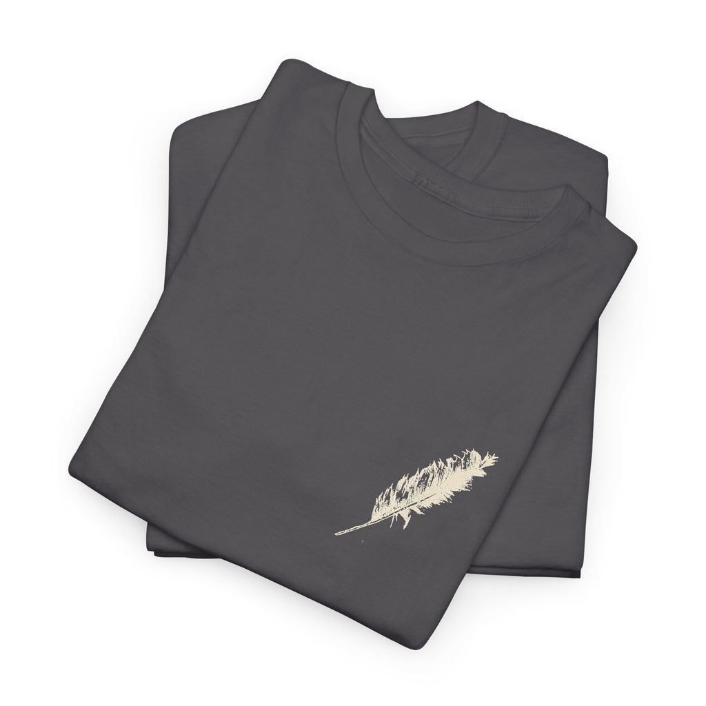 Love In It T-Shirt — Inspirational Quote Tee with Feather Accent