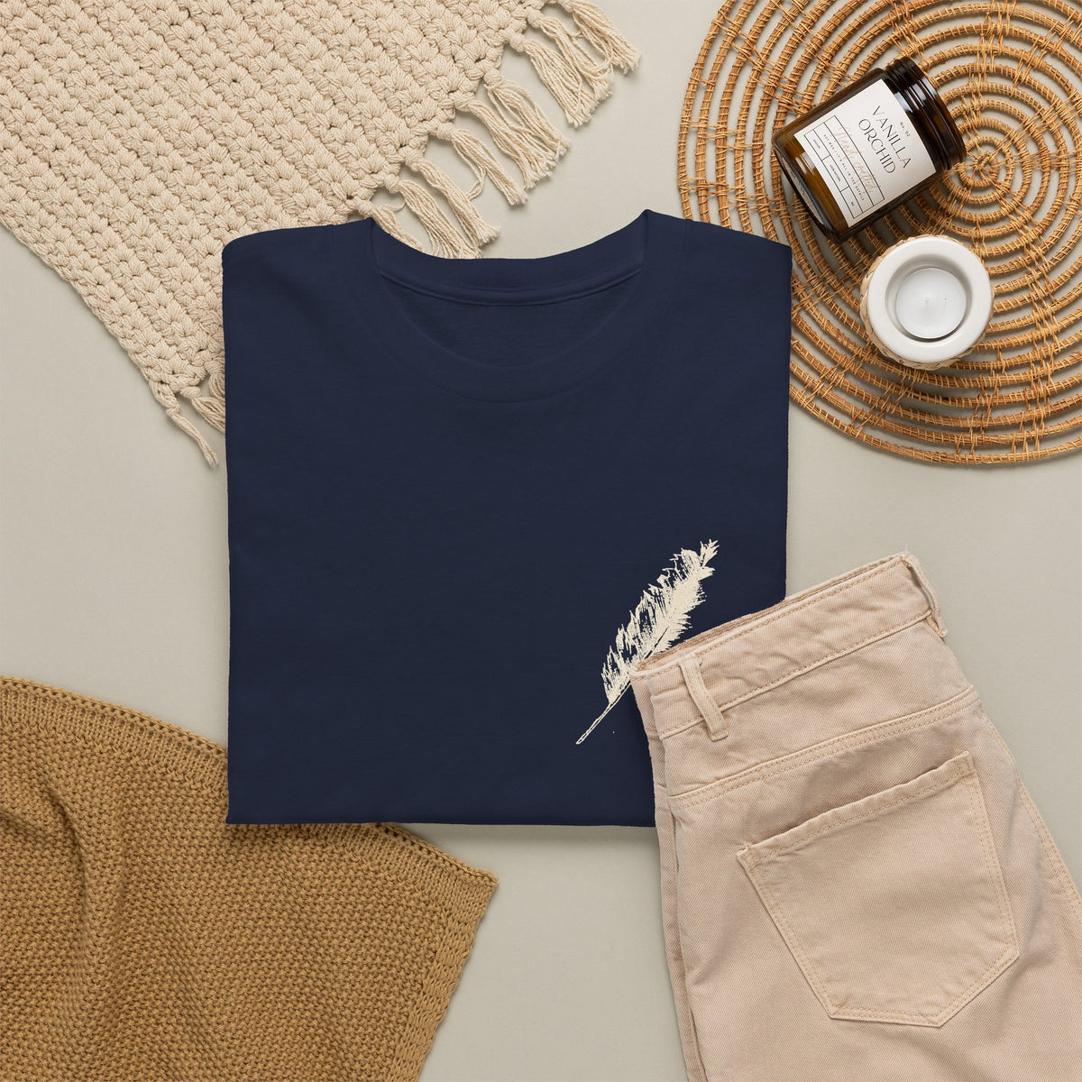 Inspirational Feather Tee — "Do good, bestow kindness" Quote T-Shirt