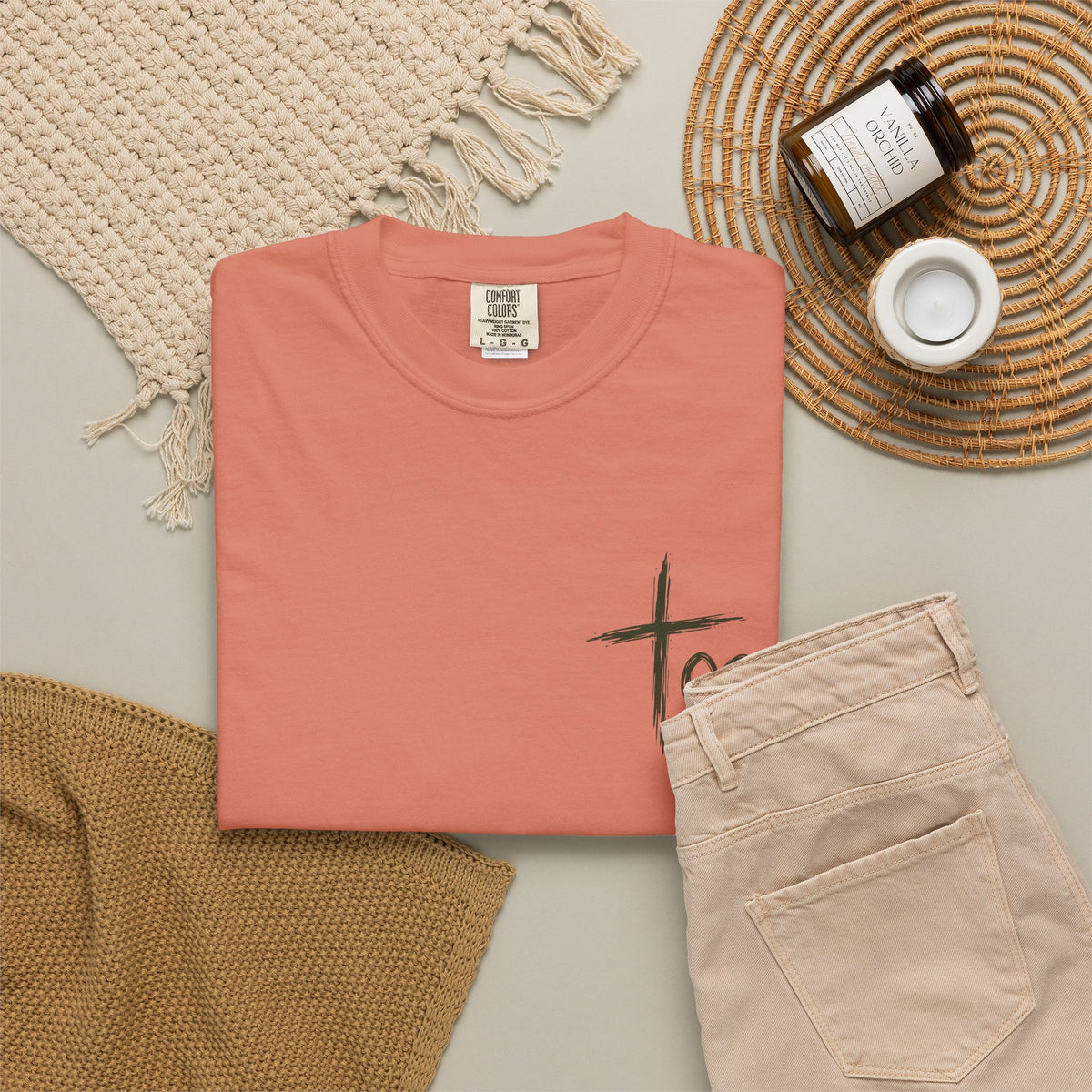 Christian Graphic T-Shirt — "I Was Carried to the Table" Faith Tee