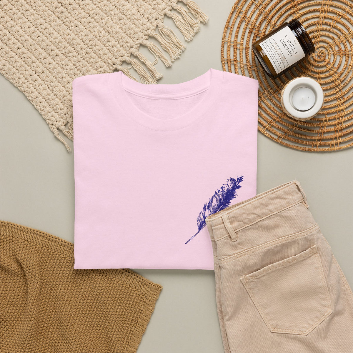 Inspirational Feather Tee — "Do good, bestow kindness" Quote T‑Shirt